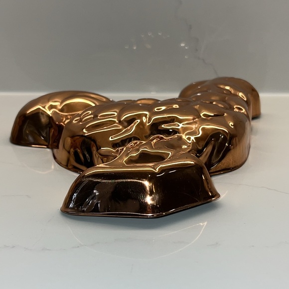 Vintage Rooster Copper Kitchen Mold Tin Lined, Made in Portugal farmhouse decor - Picture 5 of 14